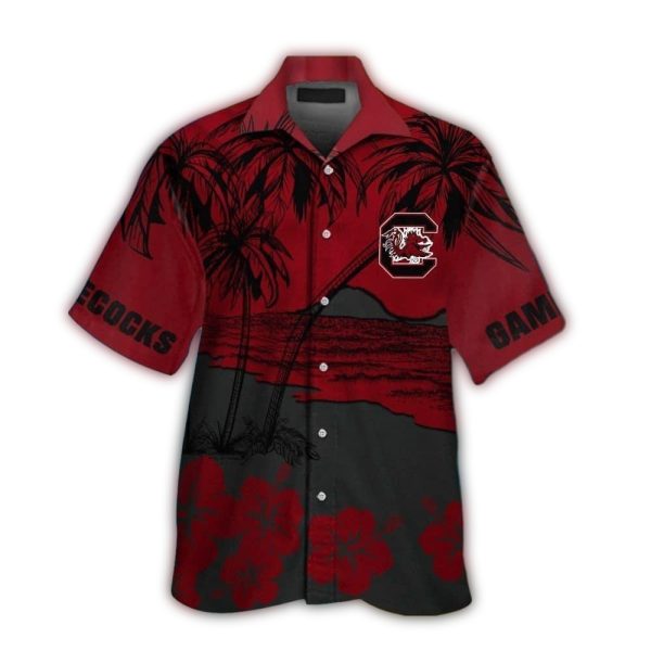 SC-gamecocks-short-sleeve-button-up-tropical-hawaiian-shirt-ver02-6015-iazin SC gamecocks short sleeve button up tropical hawaiian shirt ver02 6015 iazin