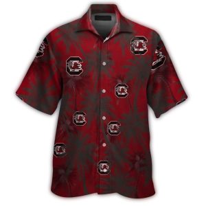 South Carolina Gamecocks Coconut Pattern Hawaiian Shirt