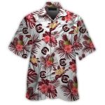 South Carolina Gamecocks Floral Pineapple Tropical Hawaiian Shirt