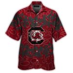 South Carolina Gamecocks Flower Vintage Hawaiian Shirt