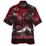 South Carolina Gamecocks Coconut Sunset Tropical Hawaiian Shirt