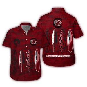 South Carolina Gamecocks Surf Beach Hawaiian Shirt