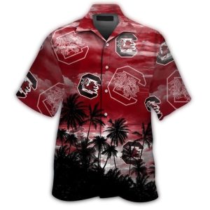 South Carolina Gamecocks Coconut Beach Dawn Tropical Hawaiian Shirt