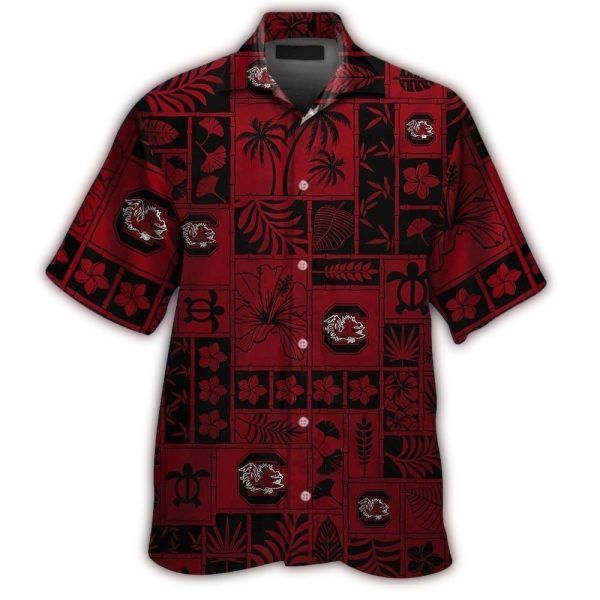 SC gamecocks short sleeve button up tropical hawaiian shirt ver033 9233 rostt