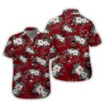 South Carolina Gamecocks Flower Pattern Summer Hawaiian Shirt