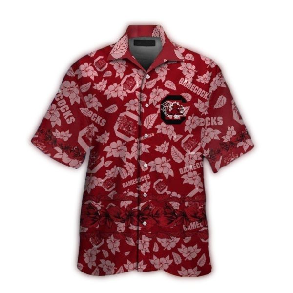 SC gamecocks short sleeve button up tropical hawaiian shirt ver08 6517 izdtp