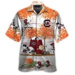 South Carolina Gamecocks Snoopy Autumn Hawaiian Shirt