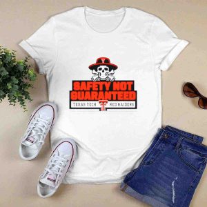 Safety Not Guaranteed Texas Tech Red Raiders Skull T-Shirt