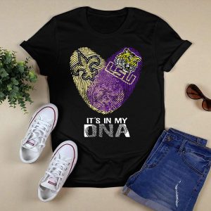 Saints Lsu Tiger It's In My Dna T-Shirt