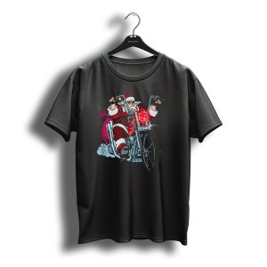 Santa Claus Biker Motorcycle Christmas Sb T-Shirt