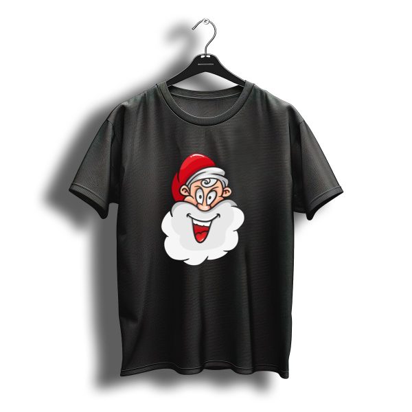 Santa Claus Cartoon Cheerful Christmas Smile T Shirt t shirt 1