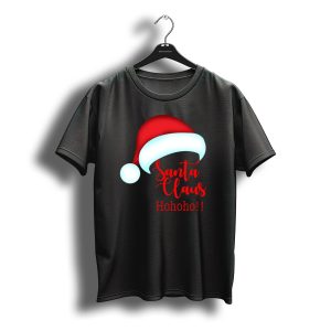 Santa Claus Hohoho Merry Christmas Eve Holiday Joy T-Shirt