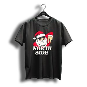 Santa Claus North Side Christmas Holiday T-Shirt