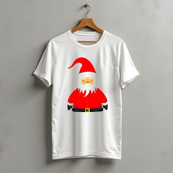 Santa Claus Outfit On Christmas Cartoon T Shirt t shirt 1