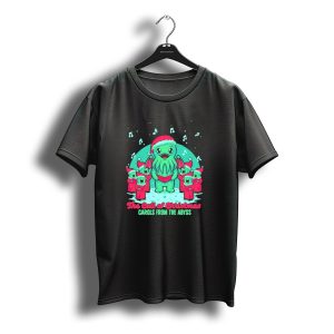 Santa Cthulhu The Call Of Christmas Carols From The Abyss T-Shirt