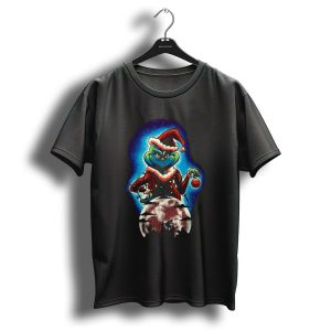 Santa Grinch Christmas Thief 2024 Mischievous Holiday Spirit T-Shirt