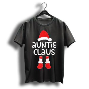 Santa Hat And Boots Auntie Claus Christmas T Shirt