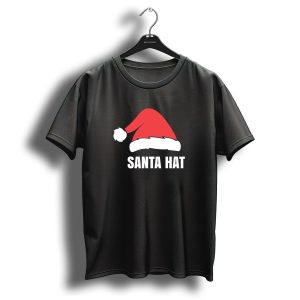 Santa Hat Christmas Red And White Holiday Classic T Shirt