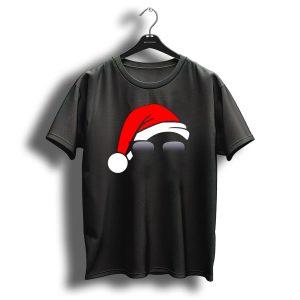 Santa Hat Mustache Nerd Christmas Sunglasses T Shirt