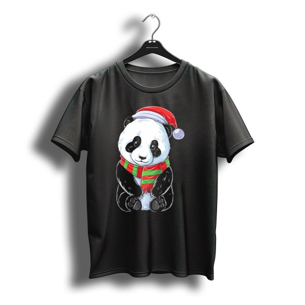 Santa Hat Panda Christmas T Shirt t shirt 1