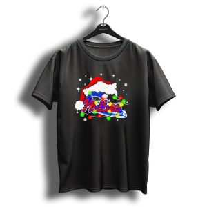 Santa Hat Philadelphia Phillies Christmas Lights T Shirt