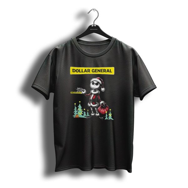 Santa Jack Skellington Dollar General Merry Christmas T Shirt t shirt 1