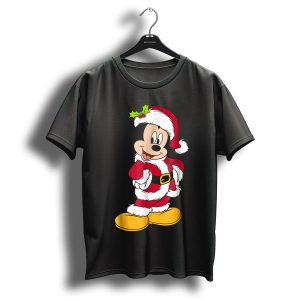 Santa Mickey Mouse Holiday Disney Christmas T Shirt