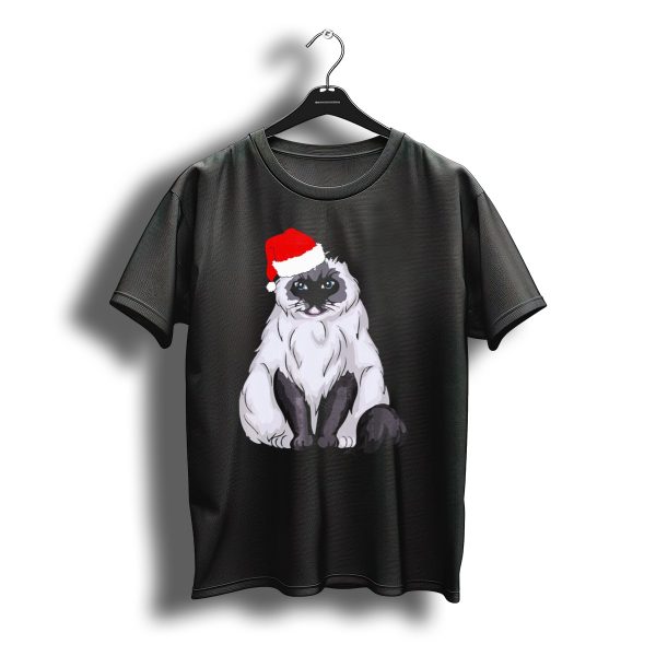 Santa Ragdoll Cat Christmas Holiday T Shirt t shirt 1