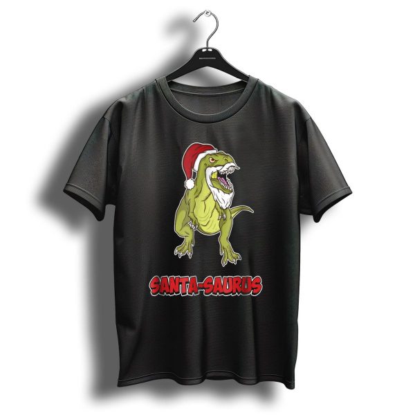 Santa Saurus Christmas Trex T Rex Santa Hat T Shirt 1 t shirt 1