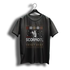 Santa Scorpio Zodiac Ugly Christmas T-Shirt
