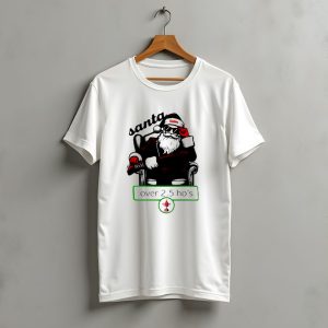 Santa Sgpn Over 2 5 Ho'S Christmas T-Shirt
