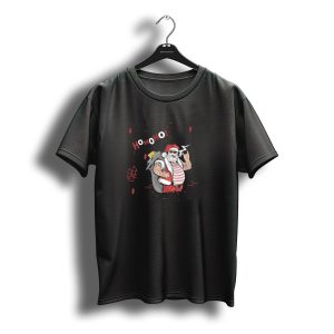 Santa Tricks With Ho Ho Ho Christmas T-Shirt
