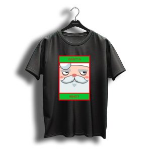 Santa Who Santa Face Santa Claus Christmas T-Shirt
