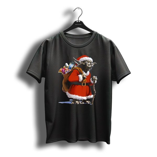 Santa Yoda Holiday Gift Sack Merry Jedi Christmas T Shirt t shirt 1