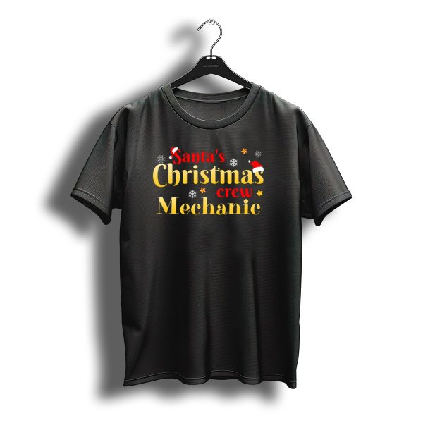 Santas Christmas Crew Mechanic Team T Shirt t shirt 1