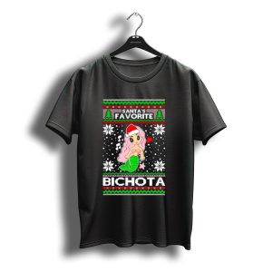 Santa'S Favorite Bichota Mermaid Christmas T-Shirt