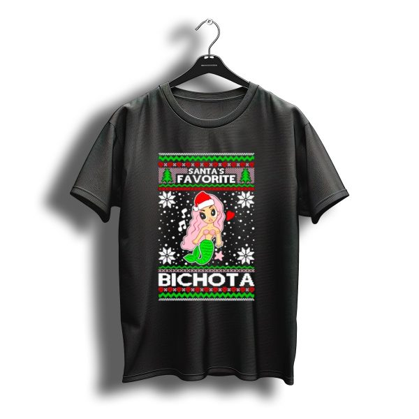 Santas Favorite Bichota Mermaid Christmas T Shirt t shirt 1