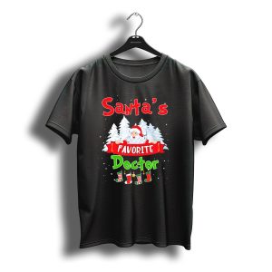 Santa'S Favorite Doctor Christmas Holiday T-Shirt