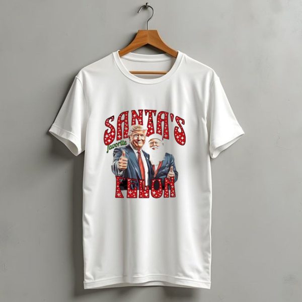 Santas Favorite Felon Trump Christmas T Shirt 1 t shirt 1