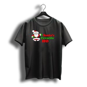 Santa'S Favorite Ho Christmas Santa T-Shirt