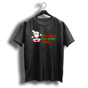 Santas Favorite Ho Funny Christmas Santa T-Shirt