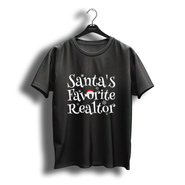 Santas Favorite Realtor Christmas Novelty T Shirt t shirt 1