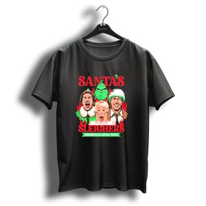 Santas Sleighers Christmas Rock Tour Grinch Home Alone Holiday Icons T-Shirt