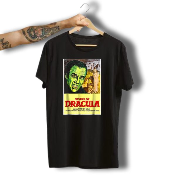 Scars Of Dracula Starring Christopher Lee Halloween Horror T Shirt t shirt 1