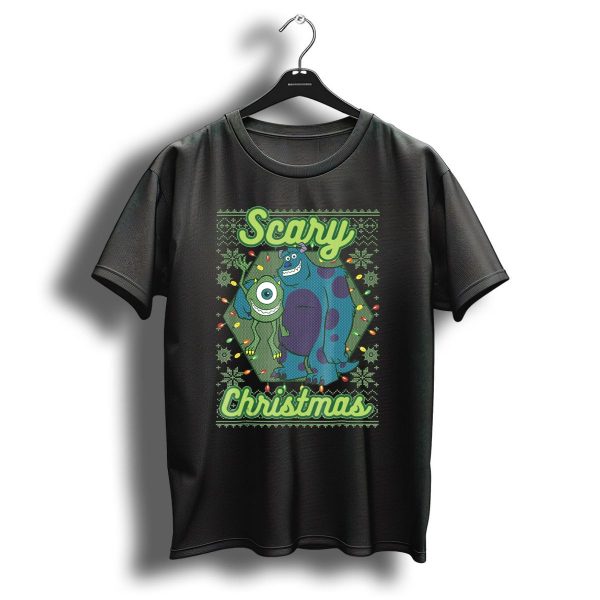 Scary Christmas Disney Pixar Monsters University Monsters Inc T Shirt 1 t shirt 1