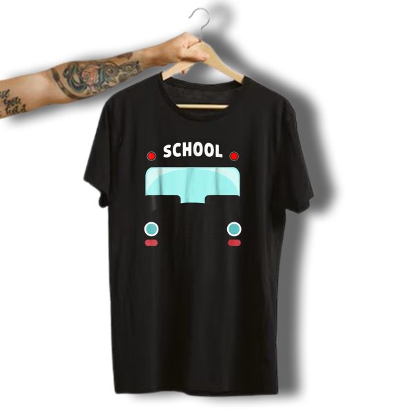 School Bus Costume Funny Halloween Humor Iconic T Shirt t shirt 1