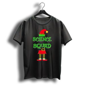 Science Squad Christmas Elf Teacher T-Shirt