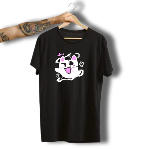 Shark Robot Merch Halloween Goro Ghost Cat With Eye Patch And Stars T Shirt t shirt 1 1