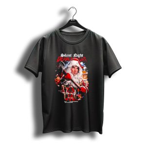 Silent Night Deadly Night Gutter Garbs Christmas Horror Santa Axe T-Shirt