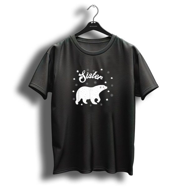 Sister Bear Family Christmas Snowflake Stars Xmas Pyjamas T Shirt 1 t shirt 1